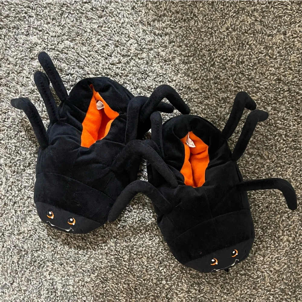 Kids Spider Slippers